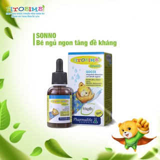 Sonno Bimbi - Thảo dược châu âu giúp bé ngủ ngon, dành cho trẻ khó ngủ, ngủ không sâu giấc (Chai 30ml)