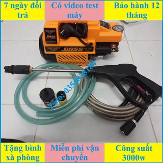 Máy rửa xe áp lực cao BOSS - 3000W (kèm bình tạo bọt tuyết)