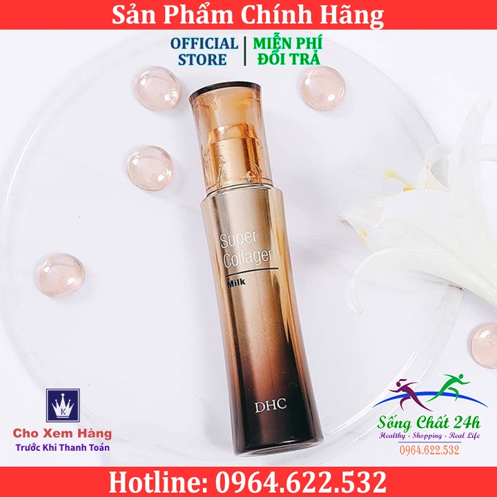 Sữa Dưỡng Da Cao Cấp Siêu Collagen DHC Super Collagen Milk 80 ml Nhật Bản