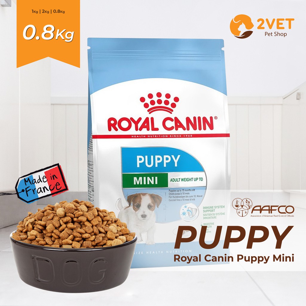 Royal Canin Mini Puppy - Gói 800G - Thưc Ăn Khô Cho Chó - Thức Ăn Dành Cho Chó Con Dưới 10 Tháng Tuổi