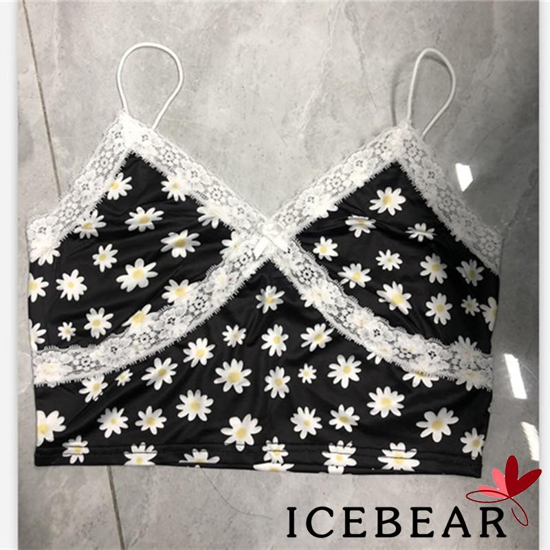 Áo Hai Dây In Hình Bướm Xinh Xắn Cho Nữ