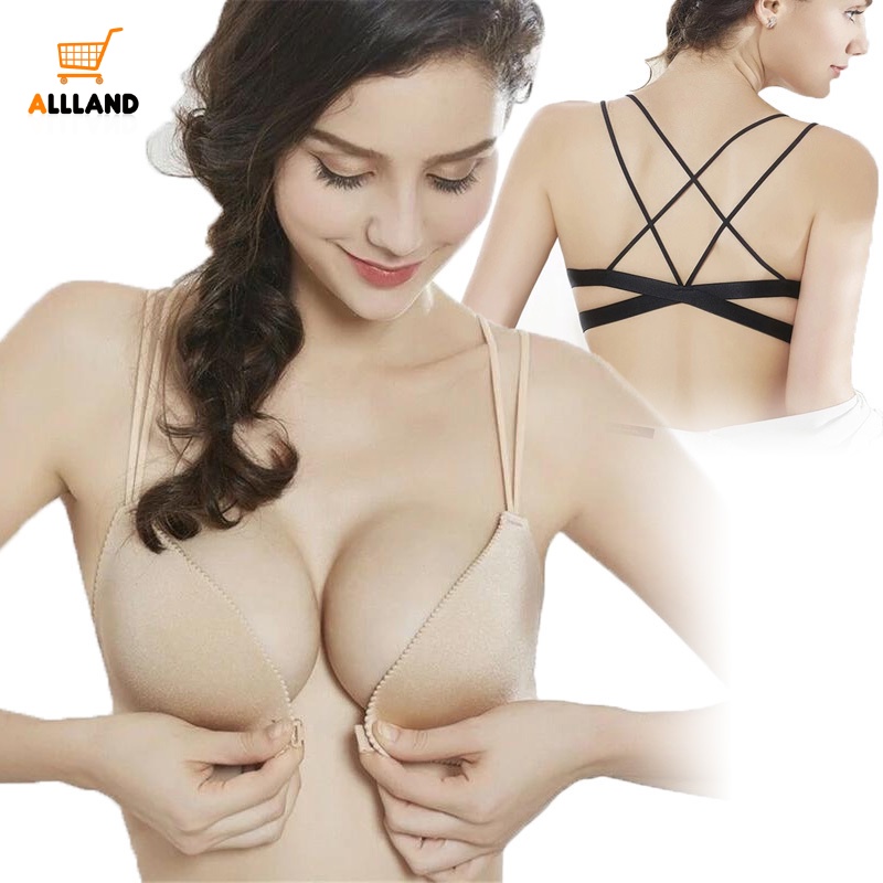 Áo Ngực Thể Thao Không Gọng Dây Chéo Lưng Có Thể Điều Chỉnh Cho Nữ