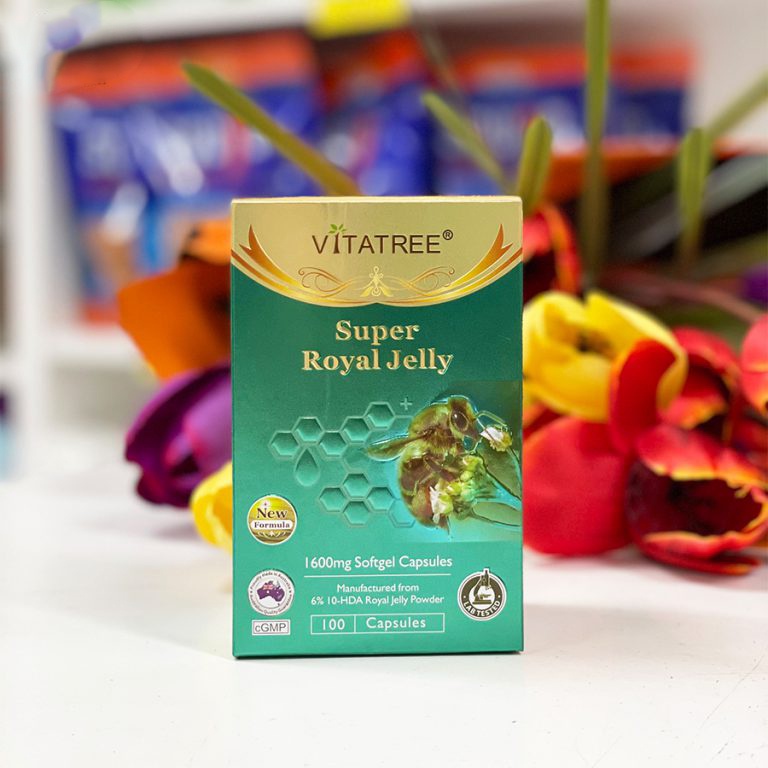 Sữa Ong Chúa VITATREE SUPER ROYAL JELLY 1600mg Của Úc 100 viên