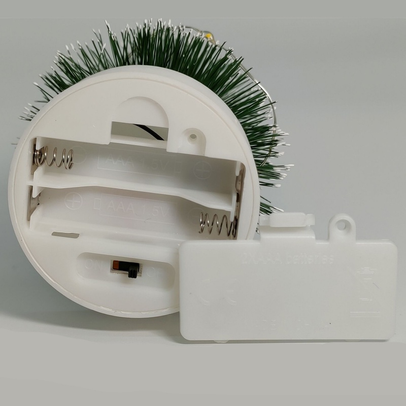 Bộ 3 Cây Thông Giáng Sinh Mini Có Đèn LED Phát Sáng Kèm Ngôi Sao / Quả Thông Nhỏ Trang Trí Cây Thông Noel