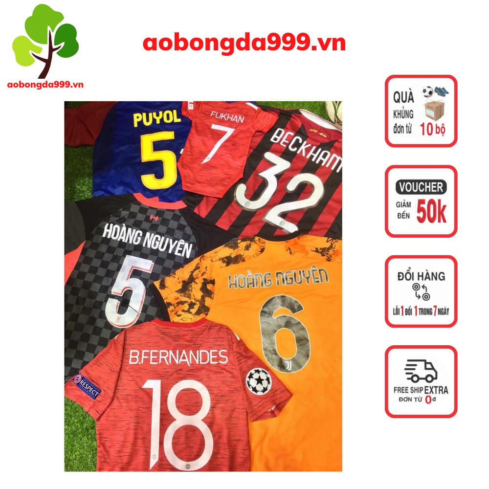 In tên số áo bóng đá theo yêu cầu, in chuyển nhiệt, in decal chất lượng cao - aobongda999.vn