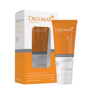 Decumar Clean (100g) gel rửa mặt ngăn ngừa mụn