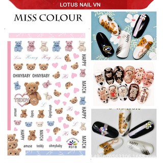 Sticker nail, hình dán móng 3D ( Bảng 3 )
