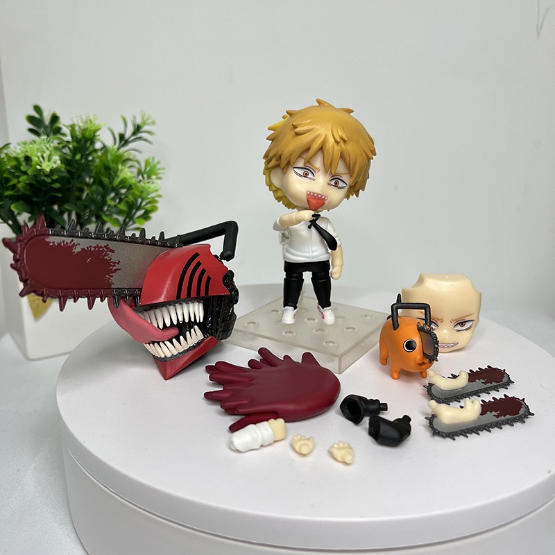 Mô Hình Đồ Chơi Nhân Vật Anime Chainsaw Man Q Nendoroid #1560 Denji #Hộp Quà Búp Bê 1580 Mặt Chuyển Động Bằng PVC Thay Đổi Khuôn Mặt