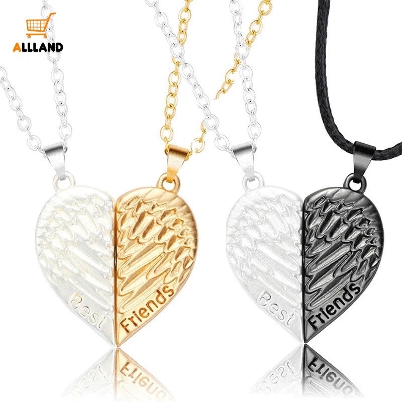 1 Cặp Vòng cổ Tình Bạn Mặt Hình Đôi Cánh Thiên Thần