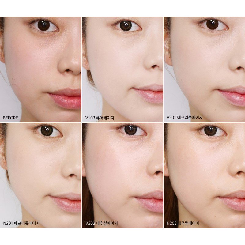 Kem nền che khuyết điểm lâu trôi THEFACESHOP INK LASTING FOUNDATION SLIMFIT