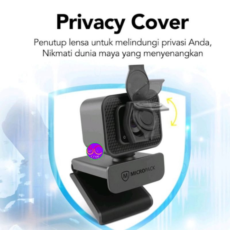 Webcam HD 1080P USB C kết nối MICROPACK (MWB-15) | BigBuy360 - bigbuy360.vn