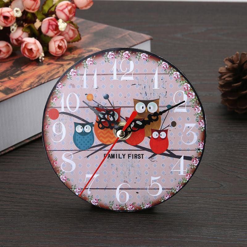 Đồng hồ treo tường họa tiết động vật hoạt hình trang trí phòng cho bé