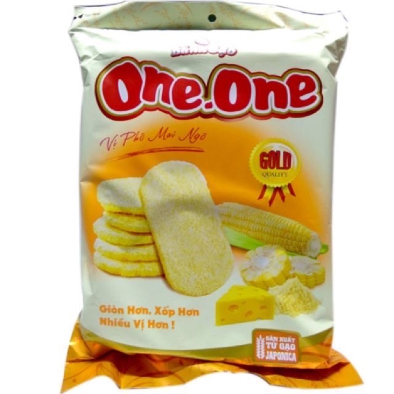 Bánh gạo mặn One One vị bò nướng / phô mai ngô 150g