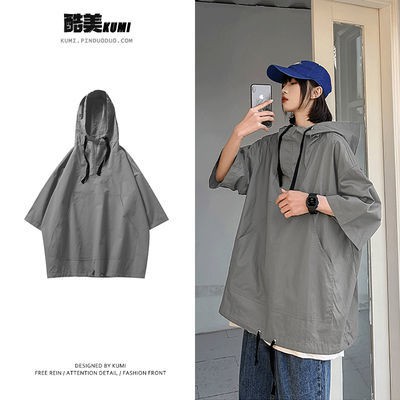 Áo Hoodie Tay Lỡ Dáng Rộng Thiết Kế Trẻ Trung Cho Cặp Đôi