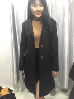 Áo khoác dạ Hàn Quốc secondhand