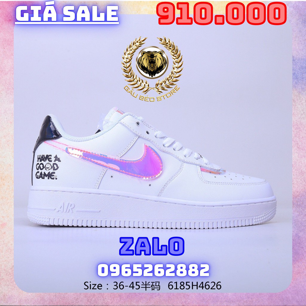 Order 1-2 Tuần + Freeship Giày Outlet Store Sneaker _Nike Air Force 1 '07 LV8"Good Game" MSP:  gaubeaostore.shop