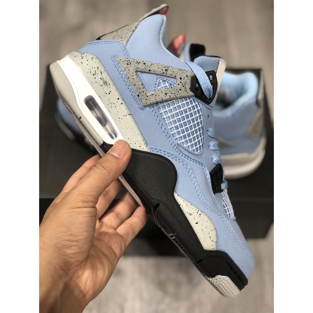 Giày Thể Thao , Sneaker Jordan 4 University Blue
