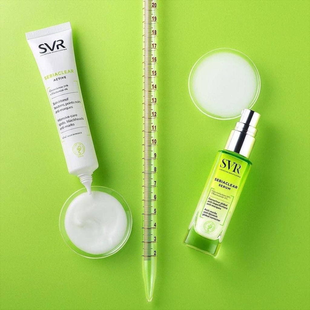 Serum SVR Giảm Mụn, Mờ Nám, Chống Nhăn, Thông Thoáng Lỗ Chân Lông, Mềm Mịn Da 30ml