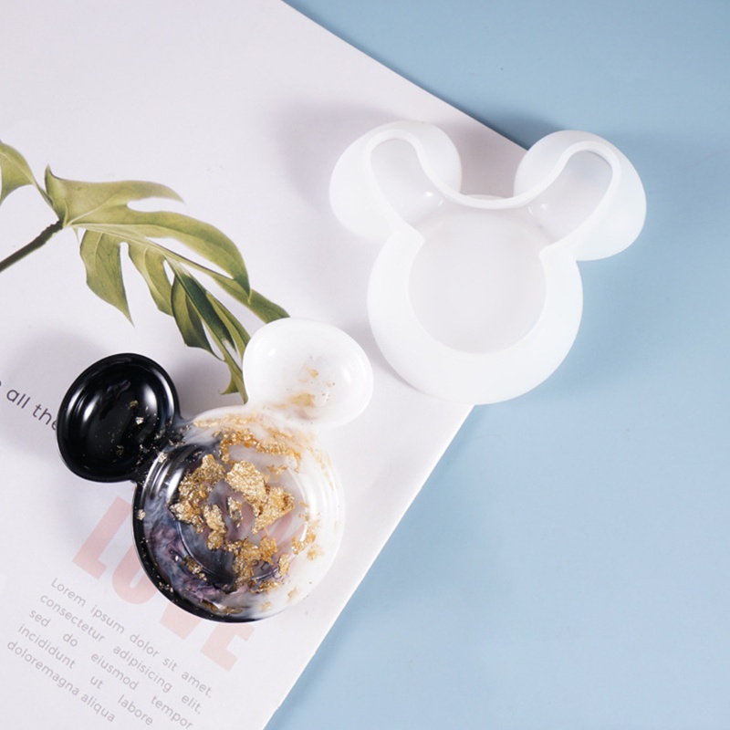 Khuôn Làm Giá Đỡ Đĩa Ăn Tối Bằng Nhựa Epoxy Độc Đáo Trang Trí Bàn Làm Việc DIY