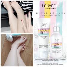 Bộ đôi Kem dưỡng trắng Body LOUCEL240ml và 120mi