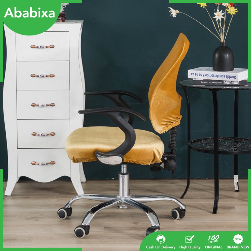 1 Bộ Vỏ Bọc Ghế Xoay Tựa Lưng Kích Thước 14-20 Inch 15-21 Inch Tiện Dụng Cho Văn Phòng