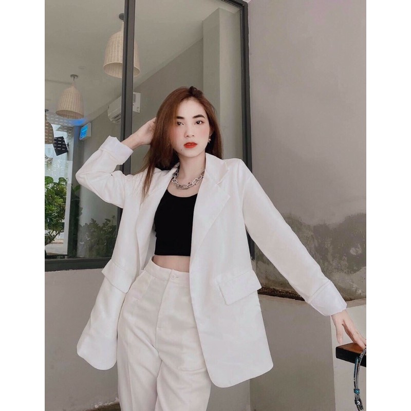Áo Vest BLAZER phối túi đủ màu chuẩn size S M
