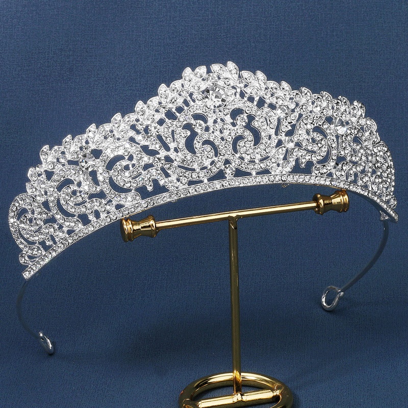 Vương Miện Đính Đá Lấp Lánh Kiểu Công Chúa Xinh Xắn Cho Bé Gái