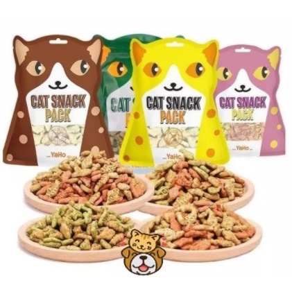 Bánh Thưởng Cho Mèo Cat Snack Pack Yaho Gói 80g - Snack Cho Mèo 80g