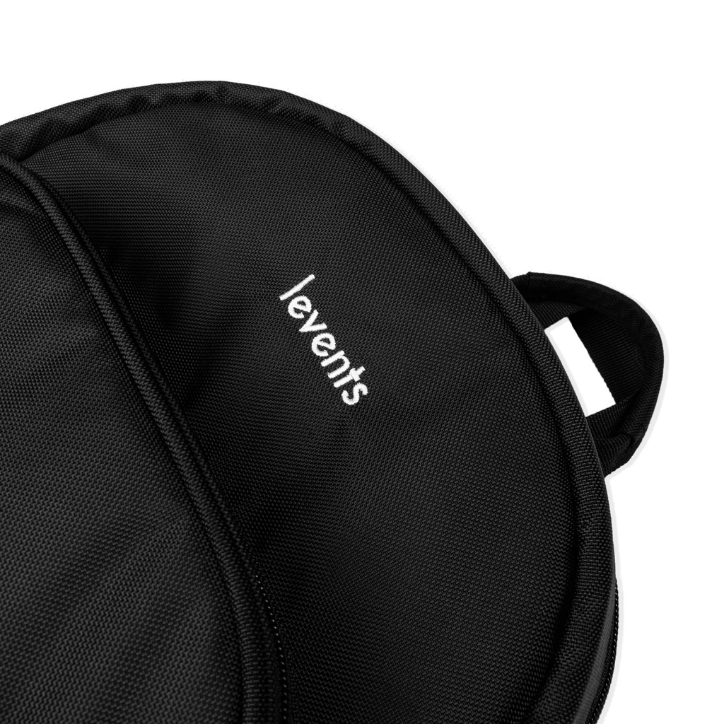 Balo LEVENTS Basic - Double &quot;E&quot; BACKPACK/BLACK (Sản phẩm tặng kèm bao đựng)