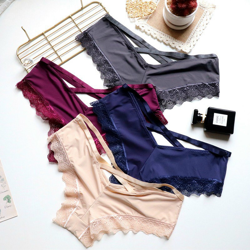 Quần lót nữ sexy chữ V cao cấp- quần lót gợi cảm chéo dây mông bụng quyến rũ 834