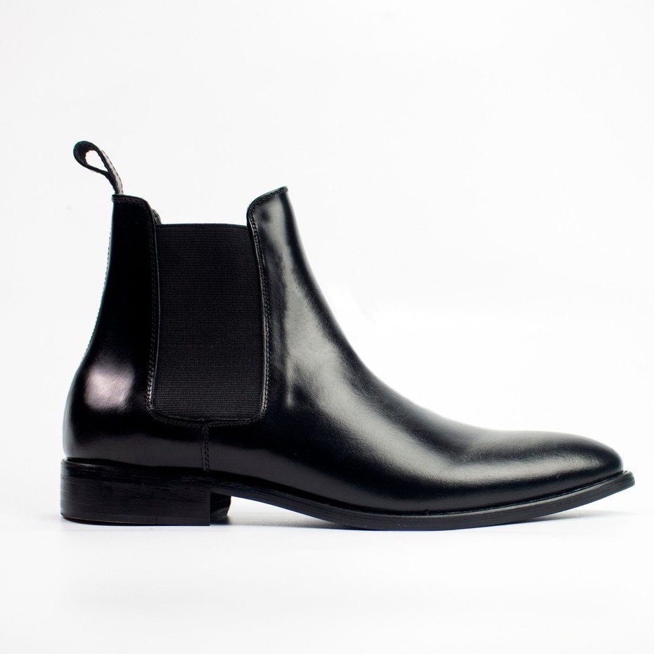 Giày Chelsea Boots Nam da bò thật tăng chiều cao CSB-02