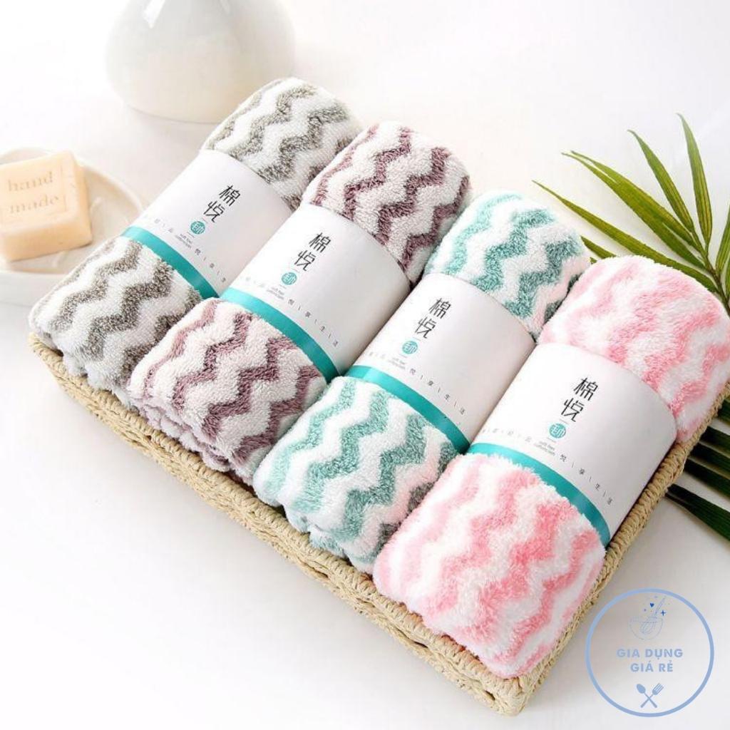 Khăn rửa mặt lông cừu hàn quốc siêu mềm