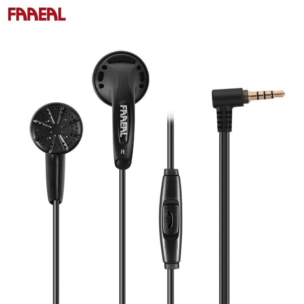 Tai nghe nhét tai FAAEAL Iris Ancestor giắc cắm 3.5mm âm thanh siêu trầm đầu dẹt có dây cho điện thoại/ máy tính