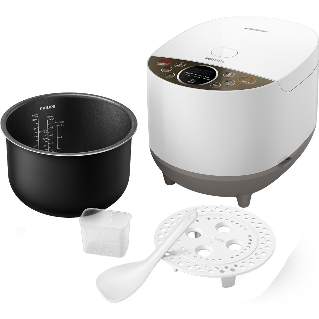 Nồi cơm điện tử Philips HD4515 1.8 lít  - Hàng Chính Hãng - Bảo Hành Toàn Quốc 2 năm