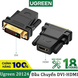 Đầu chuyển đổi dvi sang hdmi ugreen 20124 cao cấp