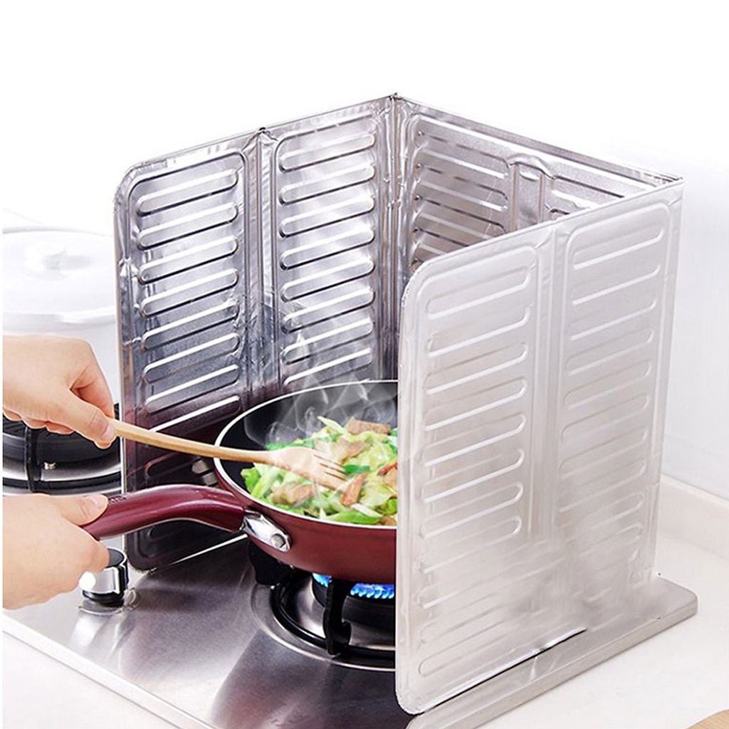 Tấm Chắn Dầu Mỡ Cao Cấp - Miếng Chắn Bếp Ngăn Gió Cách Nhiệt Cho Bếp Gas Bếp Từ – Dễ Dàng Vệ Sinh, Nhẹ 33*84cm Xuất Nhật
