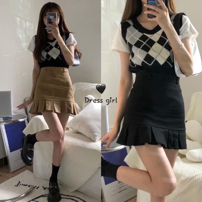🍂 CHÂN VÁY XẾP LI ĐUÔI CÁ 🍂