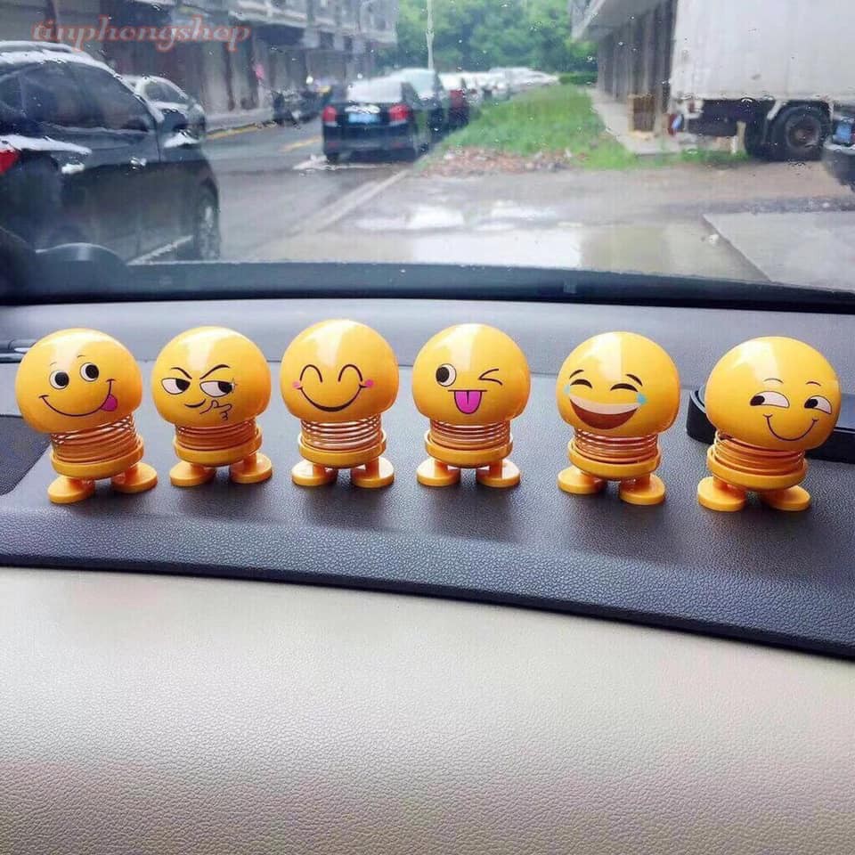 Mặt Emoji Lò Xo Vui Nhộn [Nhựa Cao Cấp]