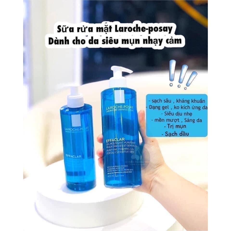 Sữa Rửa Mặt La Roche-Posay Effaclar Purifying Foaming Gel 400ml