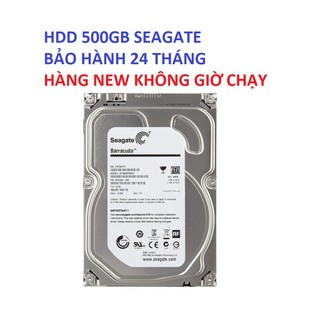 HDD 500GB SEAGATE PC SATA - BẢO HÀNH 24 THÁNG 1 ĐỔI 1 - HÀNG NEW KHÔNG GIỜ CHẠY
