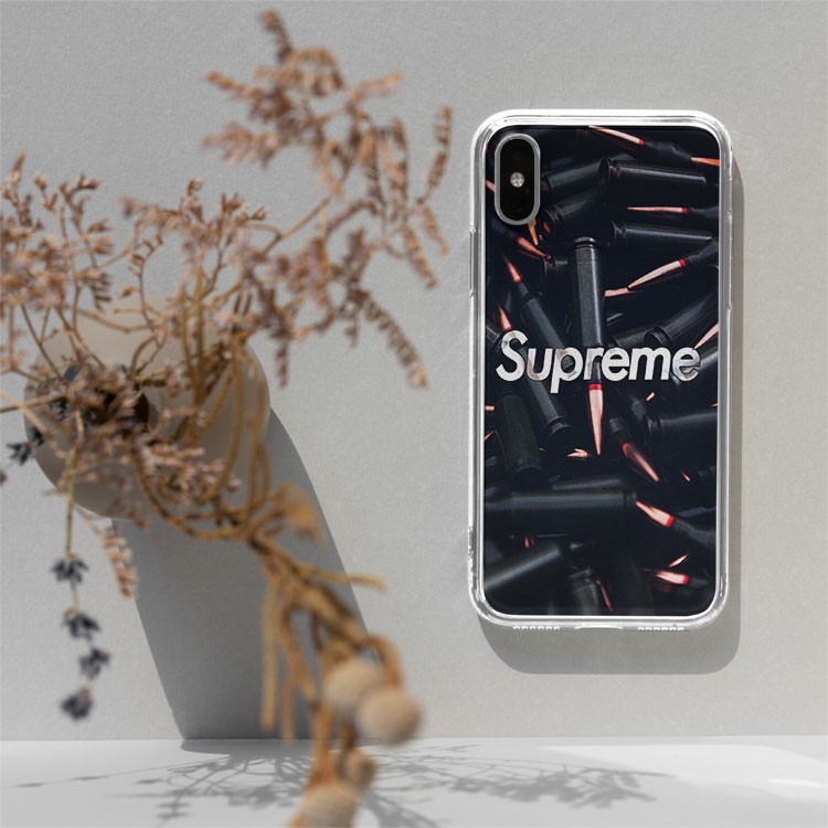 Ốp lưng ốp đt supreme viên đạn đen Iphone 7/7Plus/8/8Plus/X/Xs/Xs Max/11/11 Promax/12/12 Promax SUPPOD00454