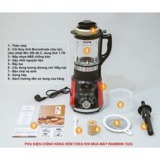 Máy xay sữa hat Ranbem 732G