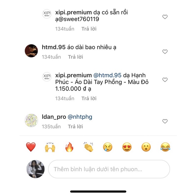 Pass/ thanh lý đồ cá nhân new: Áo dài Xipi