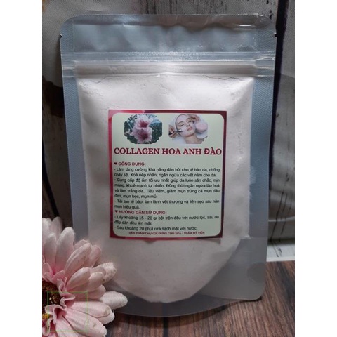 100gr bột cánh Hoa Anh đào đắp mặt handmade
