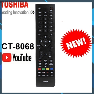 Remote điều khiển tivi toshiba smart ct-8068 có nút youtube