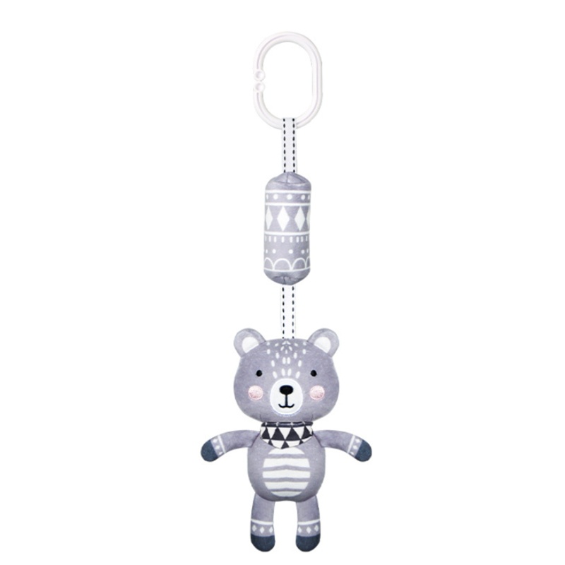 Chuông Treo Xe Đẩy Em Bé Họa Tiết Hoạt Hình Động Vật Dễ Thương