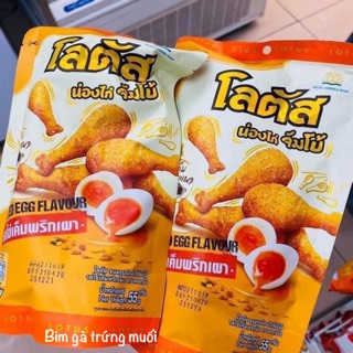 Bim gà trứng muối 55k/2gói
