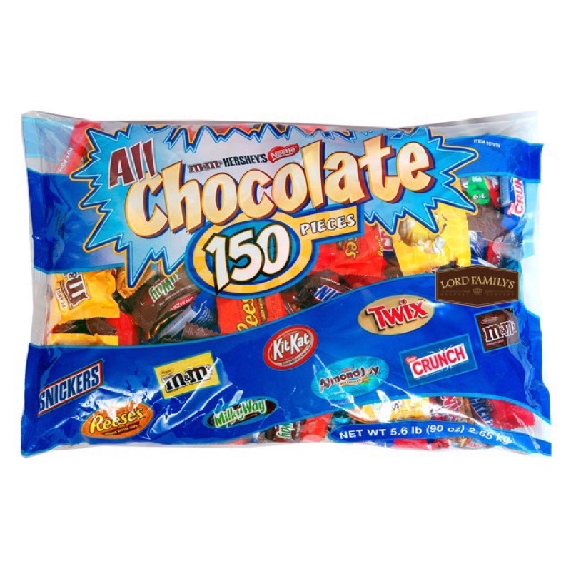 Date 2023🍬🍬Chocolate đại thập cẩm 150 v bịch chiết 1.2kg