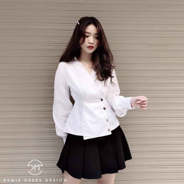Chân váy xếp ly