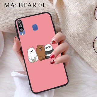 Ốp lưng Samsung M30 viền dẻo TPU BST Gia Đình Nhà Gấu